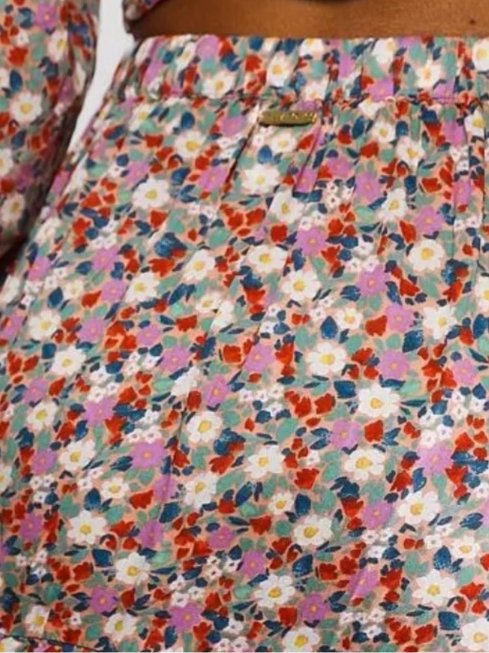 BILLABONG x SALTY BLONDE Free Love Skirt Floral Large NWT 167 - Picture 11 of 14